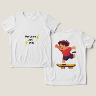Triblenda No Me Importa Solo Jugar – Camiseta Para Niños