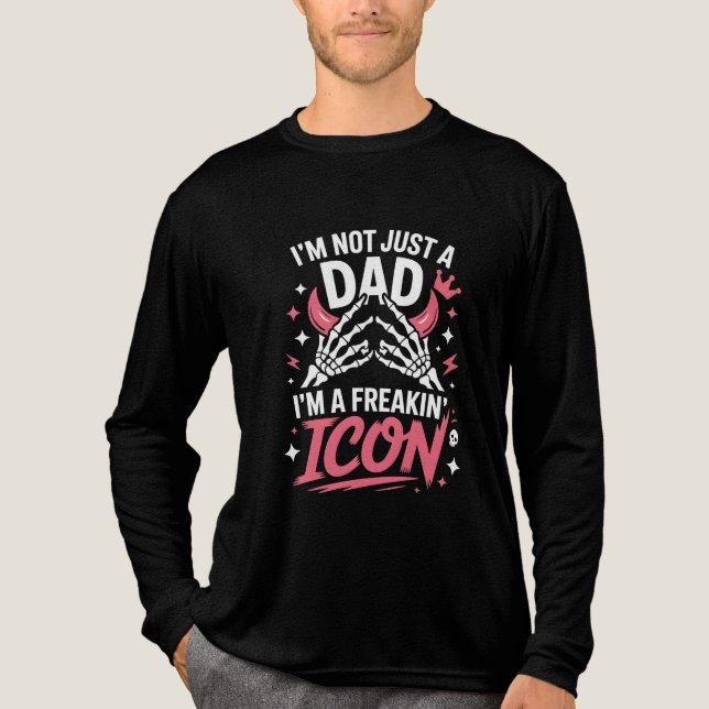 Triblenda No soy solo un papá, soy una camiseta con iconos f (Anverso)