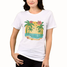 Palm Paradise – Camiseta de verano tropical para m
