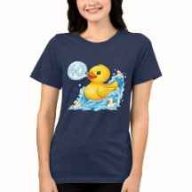 Pato de goma con burbuja camiseta 40 bingo