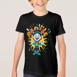Triblenda Payaso Alegre Radise - Camiseta de Dibujos Animado
