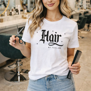 Triblenda Peluquero Personalizado para Camiseta de Salón de 