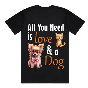 Triblenda Pequeña camiseta de regalo para amantes de los ani