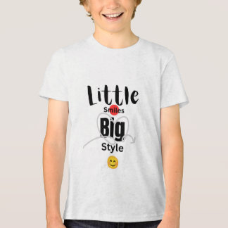 Triblenda Pequeña sonrisa Big Style Niños Tee # camiseta par