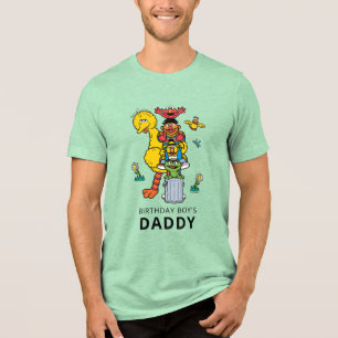 Triblenda Personajes de Sesame Street y camiseta de cumpleañ