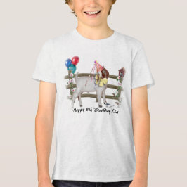 Triblenda Personaliza Camiseta de Cumpleaños de Cabrito Boer