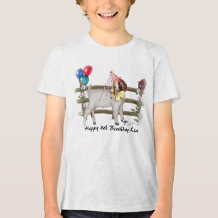 Triblenda Personaliza Camiseta de Cumpleaños de Cabrito Boer