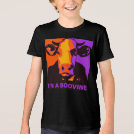 Triblenda ¡Personalizable! Camiseta de vaca de arte pop boov