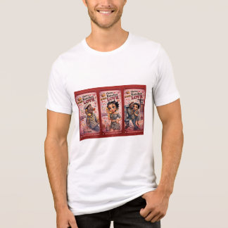 Triblenda PowerOf3Brand Camiseta Gráfica de Panel Rojo Tripl
