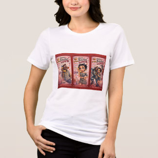 Triblenda PowerOf3Brand Camiseta Gráfica de Panel Rojo Tripl