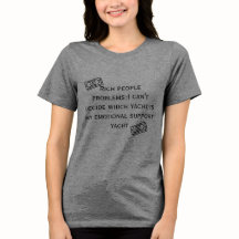 Problemas Ricos: Camiseta Divertida de Yate de Apo
