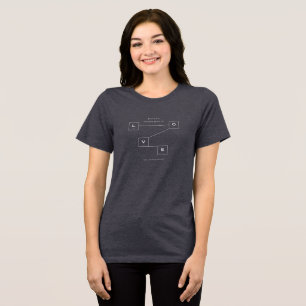 Triblenda “Prueba científica de L O V E” – Camiseta