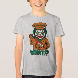Triblenda ¿Qué?" Clown Cat Camiseta De Niños Inspirados En B