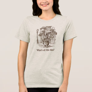 Triblenda ¿Qué es todo esto? Camiseta de humor de ratón vict