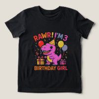 Rawr, soy la camiseta del Chica de cumpleaños de D