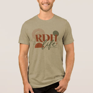 Triblenda Regalo de camiseta moderna RDH Life higiene dental
