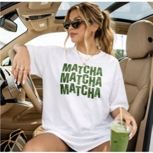 Triblenda Regalo de Matcha, camiseta MATCHA, camiseta de Mat