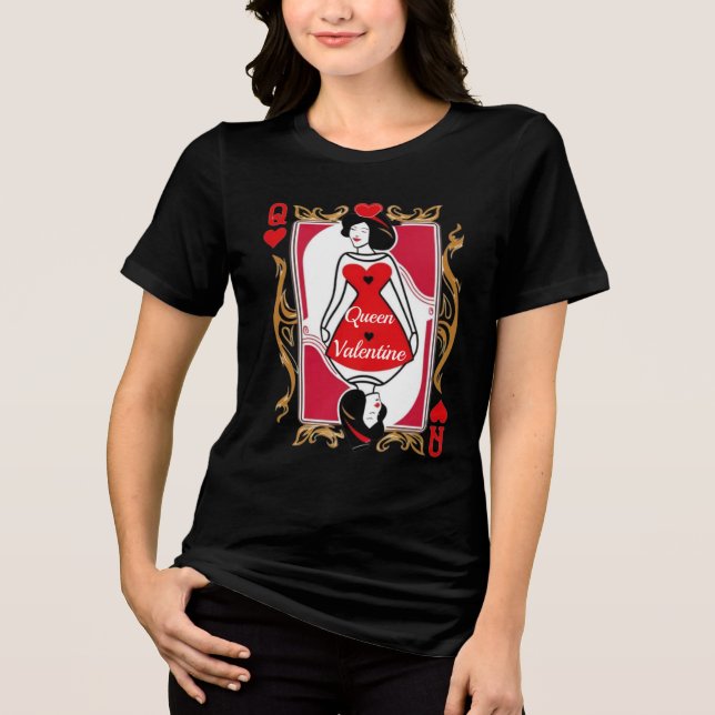 Triblenda Reina de San Valentín | Camiseta inspirada en la t (Anverso)
