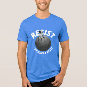 Triblenda Resistir El Gran Reinicio Camiseta De Libertad Lib