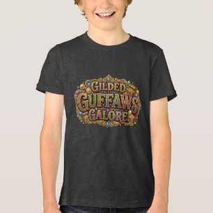 Triblenda Risas Doradas en Abundancia – Camiseta Gráfica de 