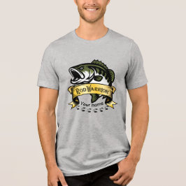 Triblenda "Rod Warrior" camiseta personalizada de pesca de l