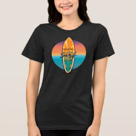 Triblenda Ropa de surf retro Camiseta de surf Regalo de surf
