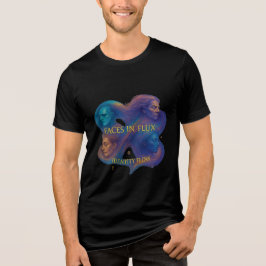 Triblenda Rostros en la camiseta de flujo - Tee de arte de f