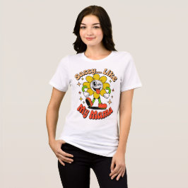 Triblenda Sassy como mi mamá divertida camiseta roja retro d