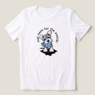 Triblenda Schnauzer Acá Por Camiseta De Tentempiés