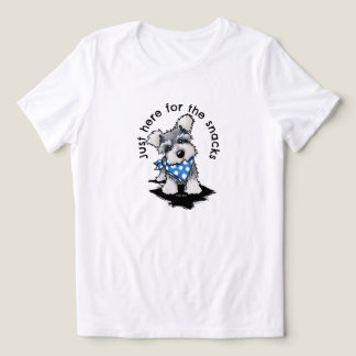Triblenda Schnauzer Acá Por Camiseta De Tentempiés