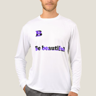 Triblenda Sé Bella Camiseta Manga Larga Logo B Morado Negro
