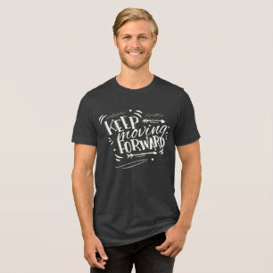 Triblenda Seguir avanzando hacia delante de la camiseta retr