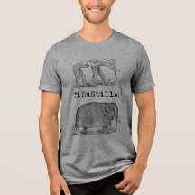 "shhh..." camiseta gris