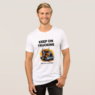 TRIBLENDA SIGUE AVANZANDO CAMISETA MOTIVACIONAL PARA HOMBRES