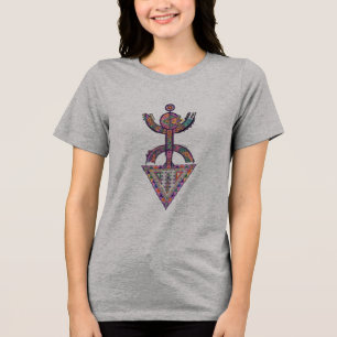 Triblenda Símbolo Yaz Amazigh Moderno – Camiseta Tribal Vibr