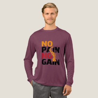 Triblenda Sin dolor sin ganancia Diseño de camiseta