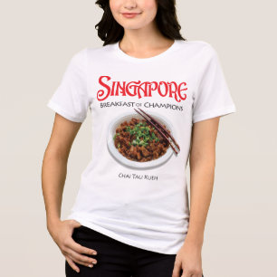 Triblenda Singapur Chai Tau Kueh - Camiseta de tela ligera