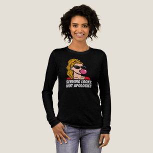 Triblenda Sirviendo Looks, No Disculpas – Camiseta Glam Pop 