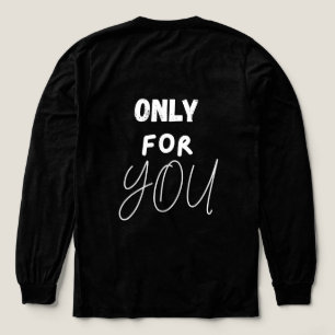 Triblenda Solo para Ti – Camiseta Romántica Minimalista de M