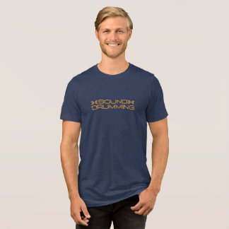 Triblenda Sonido Tambor de camiseta masculina