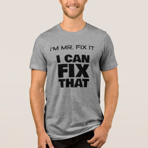 Triblenda Soy la camiseta básica de Sr. Arreglalotodo