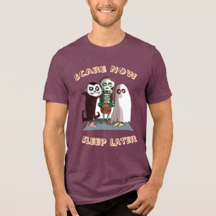 Triblenda Spooky Vibes – Diseño de Halloween Camiseta para H