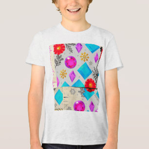 Triblenda Susurro de Luz – Camiseta infantil con patrón de g