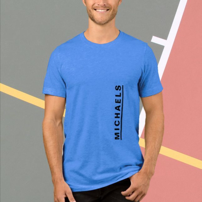 Triblenda Texto personalizado Camiseta gráfica negra (Subido por el creador)