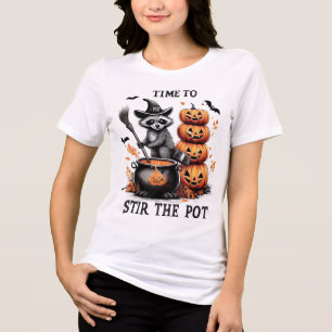Triblenda Tiempo de revolver la olla - Camiseta Raccoon Hall