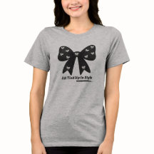 Todo Atado Con Estilo – Camiseta De Lazo Minimalis