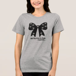 Triblenda Todo Atado Con Estilo – Camiseta De Lazo Minimalis
