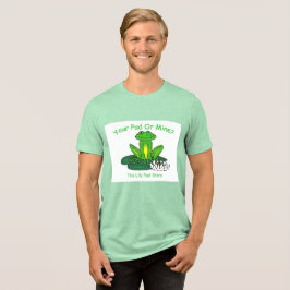 Triblenda Tu Casa o la Mía - Camiseta Verde Claro para Hombr