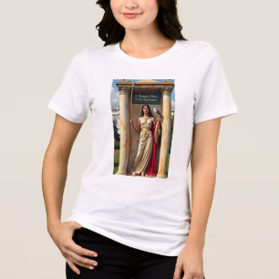 Triblenda Un lugar de mujer está en la camiseta de la resist