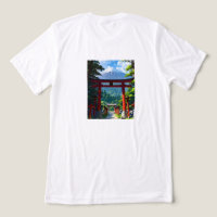 una camiseta clásica simple con un dibujo animado